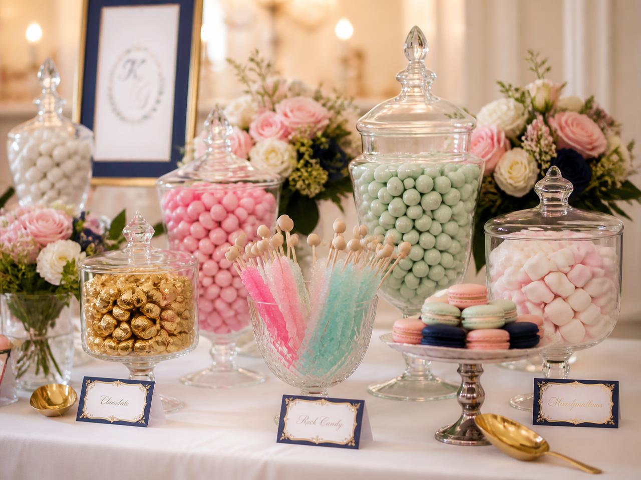 Candy Displays styled by Luxe Displays & Events